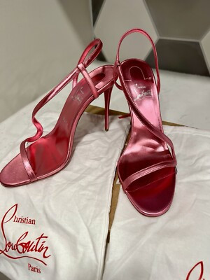 christian louboutin Rosalie leather sandals size 42. Height 100 mm/3.9. | eBay US