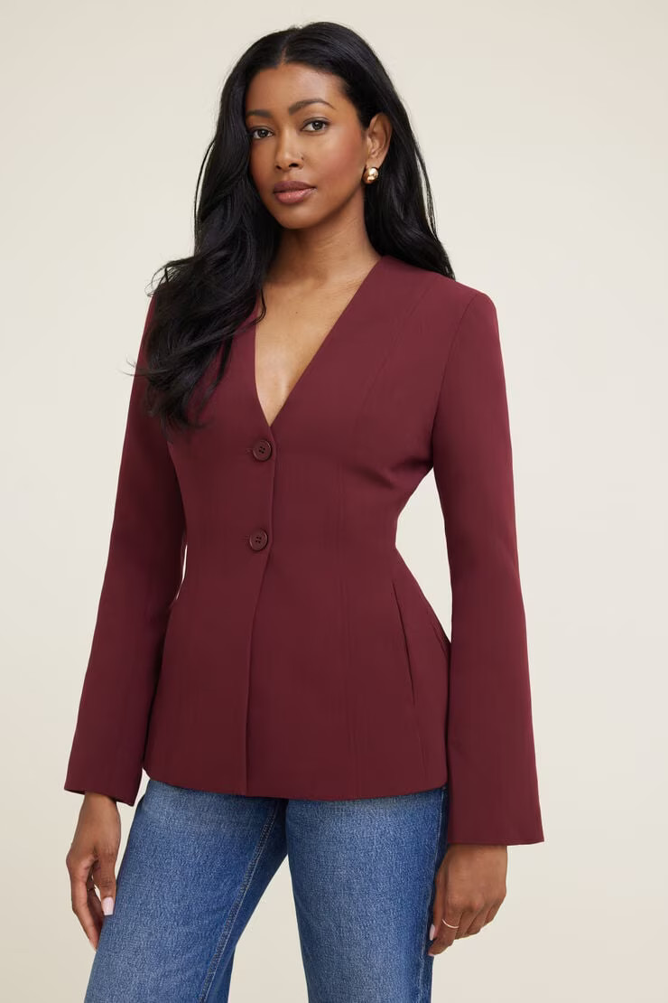 Hourglass Blazer | Dynamite Clothing