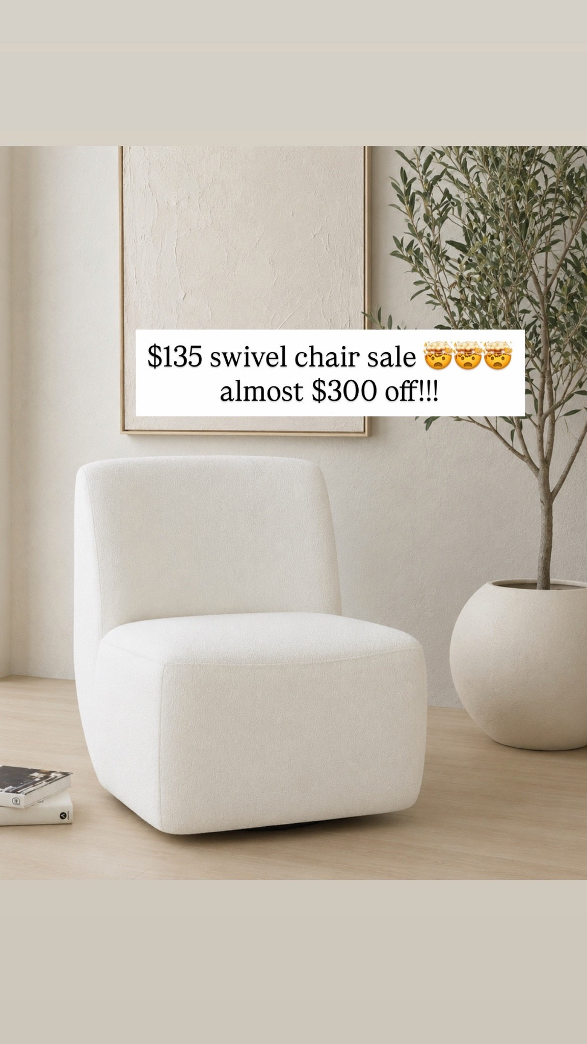 $135 swivel chair sale!!