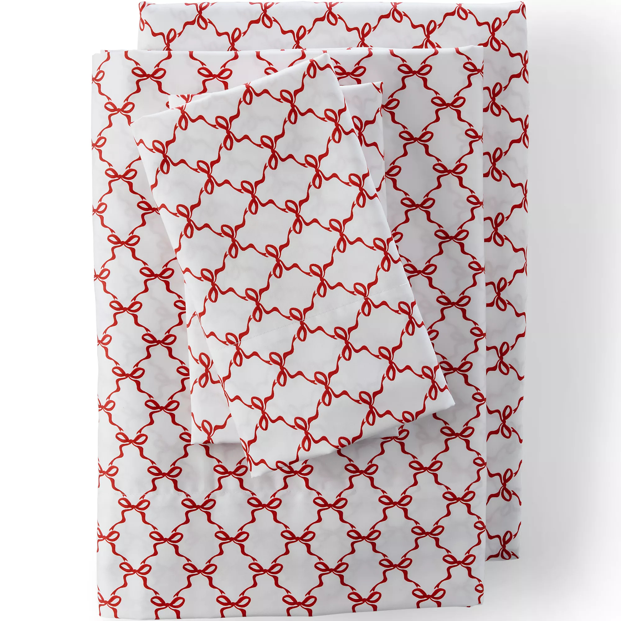 400 Thread Count Premium Supima Cotton Sateen Bed Sheet Set | Lands' End (US)