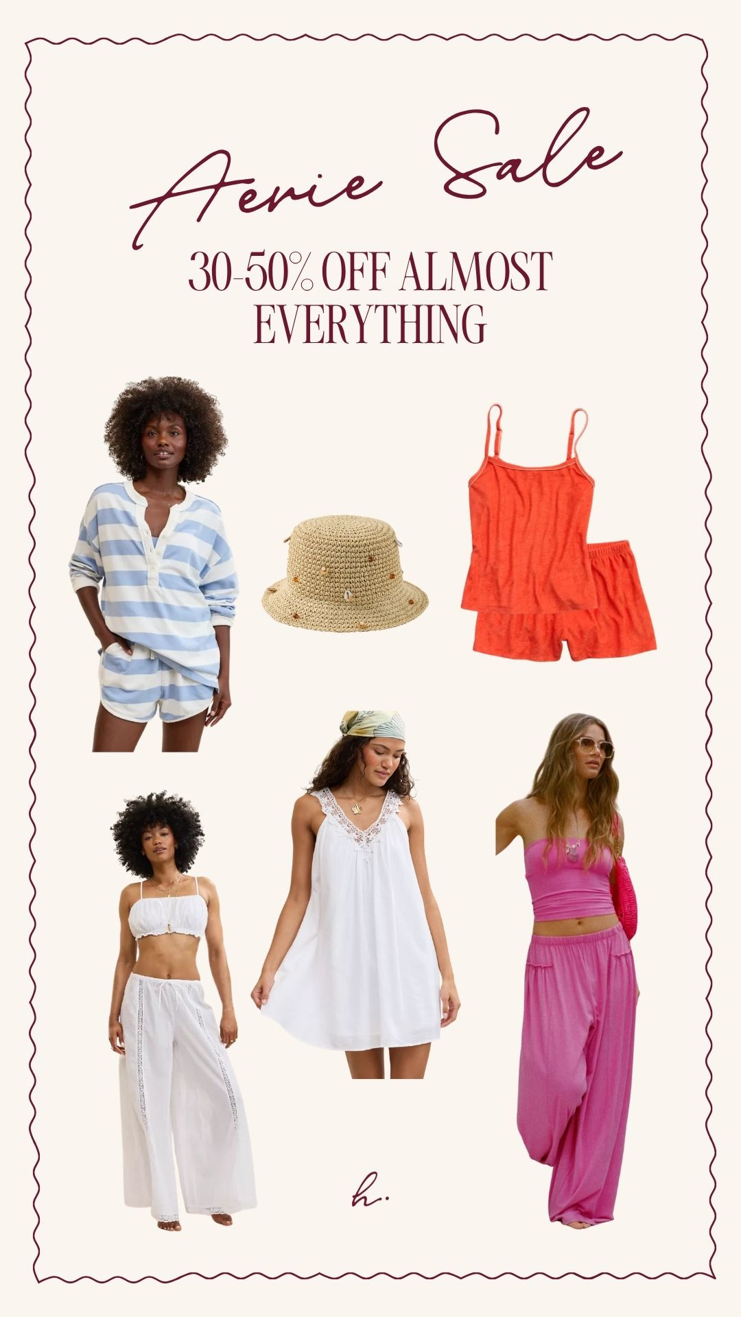 Aerie sale! 30-50%5 off everything!  

 #LTKSaleAlert