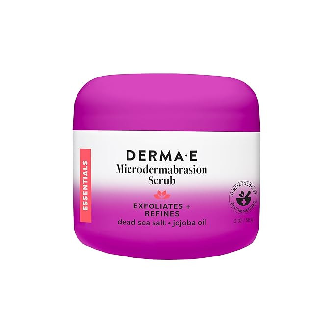 DERMA E Microdermabrasion Scrub with Dead Sea Salt & Citrus Essential Oils – Facial Exfoliating... | Amazon (US)