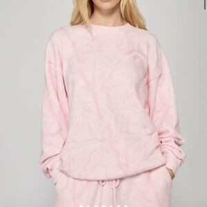 DAIRY BOY BUBBLEGUM CAMO APPLIQUE OVERSIZED CREWNECK | Poshmark