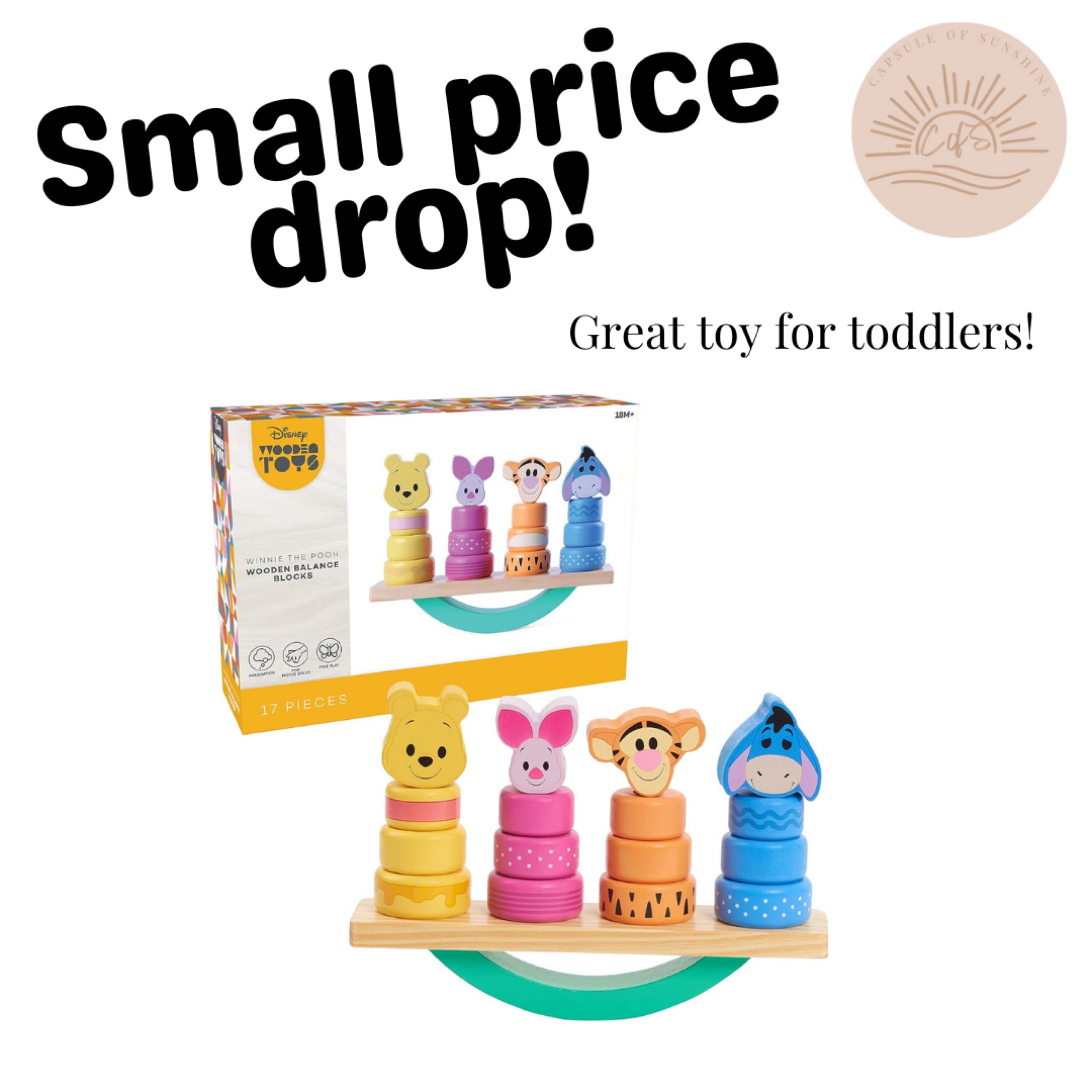 Small price drop on this adorable Winnie the Pooh stacking toy for toddlers! This one is already in my cart! 🛒 

#founditonamazon #babiesandtoddlers 

#LTKbaby #LTKkids #LTKsalealert