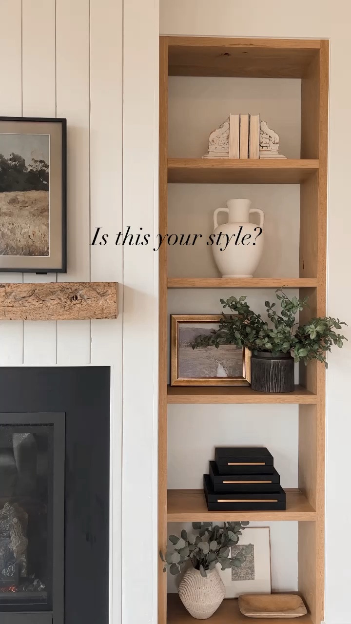 Is this your style? 🤍

Pantry jars, console entry table, baskets, Target decor, house design, home decor, antique art prints, dining room table, place settings, build in bookshelf, master bedroom shelves, wood plaster fireplace, gas bedroom fireplace, rustic bedframe, european organic modern, double chaise couch, built in kitchen bench, walk in pantry, pantry organization, living room decor, coffee nook, master bath shower and tub, faux olive trees, antique olive pot

#LTKVideo #LTKHome