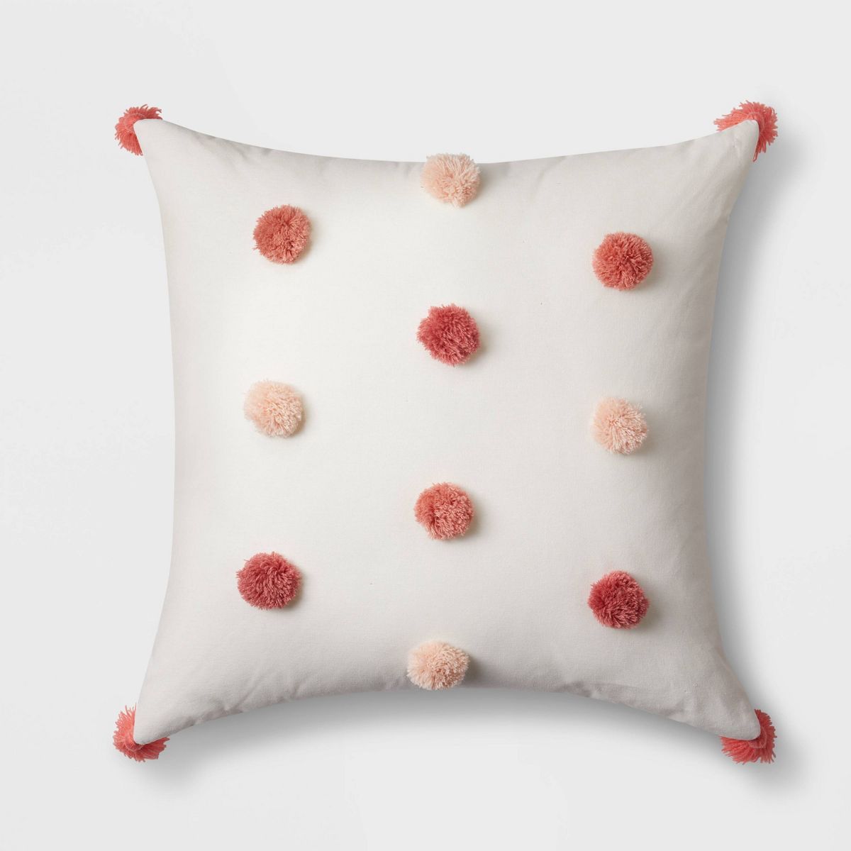 Square Tassel Kids' Throw Pillow Pink - Pillowfort™ | Target