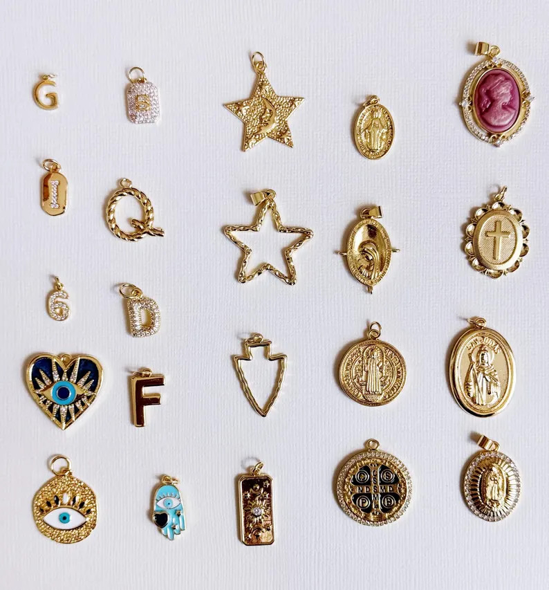 Bandana Charm Necklace, Southwestern Necklace, Charm Necklace - Etsy | Etsy (US)