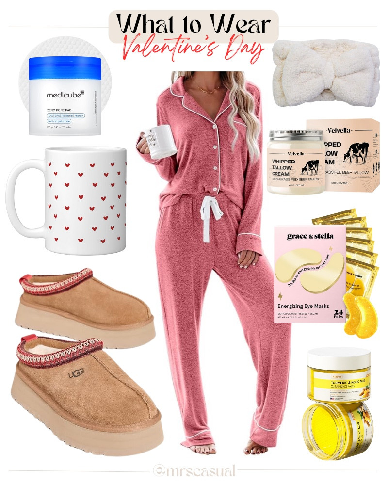 Valentine’s plans = cozy night in 💗 The cutest PJ set + all my self-care favorites 🔗⬇️

#LTKootd #LTKValentine #LTKSeasonal