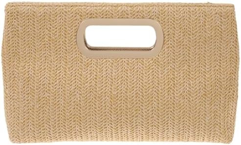 Top Handle Straw Clutch | Amazon (US)