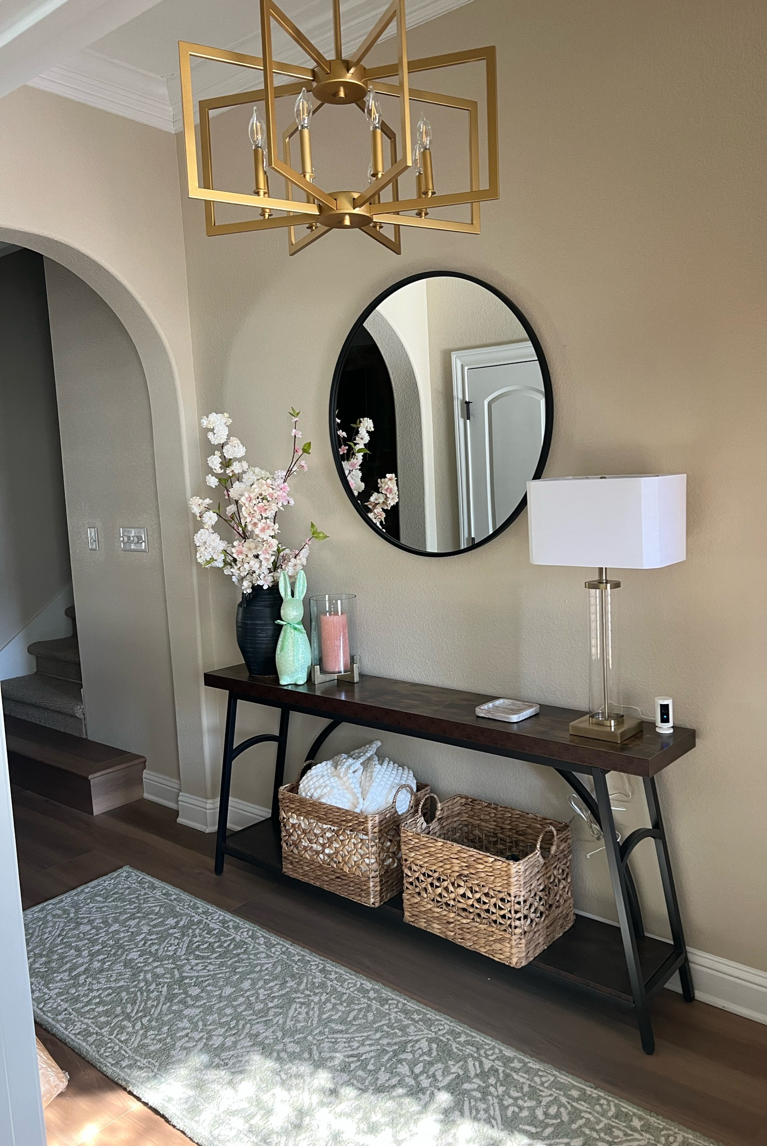 Entry way table! Have a mix of budget and splurge items- linked as much as I can (or similar items). 

Rug: Ralph Lauren Oliver Rug (AFA.com or home sense)

Mirror: Sam’s (linked similar)

Lamp: Home Sense


#LTKHome #LTKSaleAlert