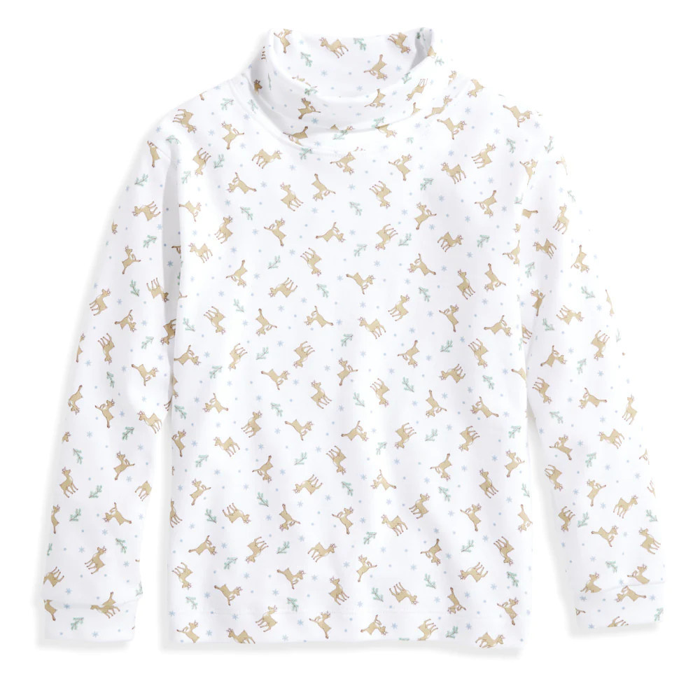 Printed Pima Turtleneck | bella bliss 