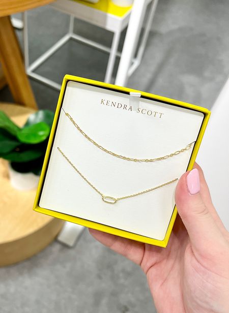 Kendra Scott at Target?? That’s a yes from me! 🙌🏻 Got this white stone double layer necklace in the Mother of Pearl color but the magenta stone one was a close second. All great choices at a great price! Doll up your next date night outfit or vacation outfit with this jewelry  

#LTKfindsunder50 #LTKstyletip #LTKbeauty