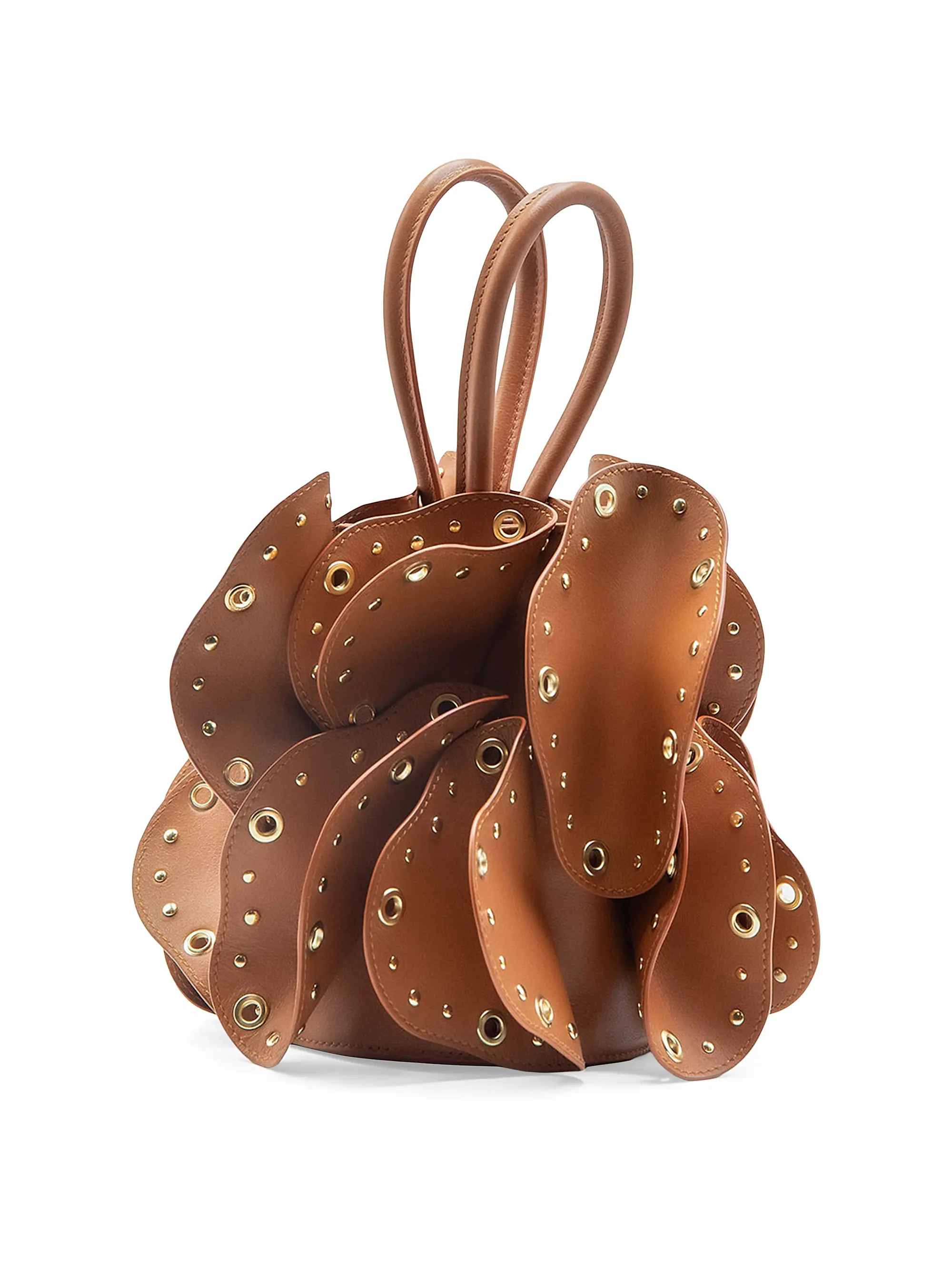 Farm Rio Flower Studded Leather Bag | Saks Fifth Avenue | Saks Fifth Avenue