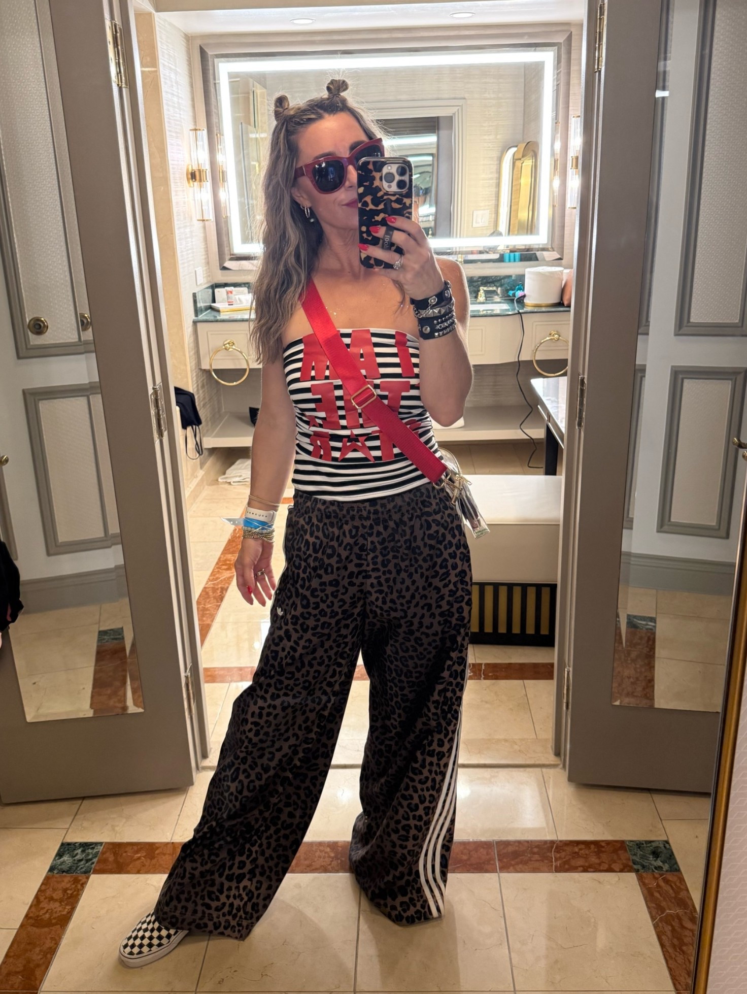 No doubt concert, no doubt, concert outfit, Gwen Stefani outfit, Gwen Stefani, Adidas Track, pants, leopard, track pants, festival style, concert style ￼and

#LTKgrwm #LTKmomlife #LTKSeasonal