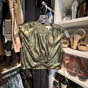 Ronny Kobo sequin top -size small | Poshmark