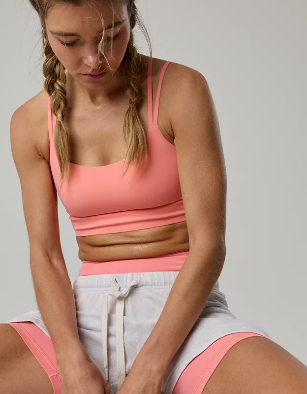 OFFLINE By Aerie Real Me XTRA Hold Up! Strappy Sports Bra | Aerie