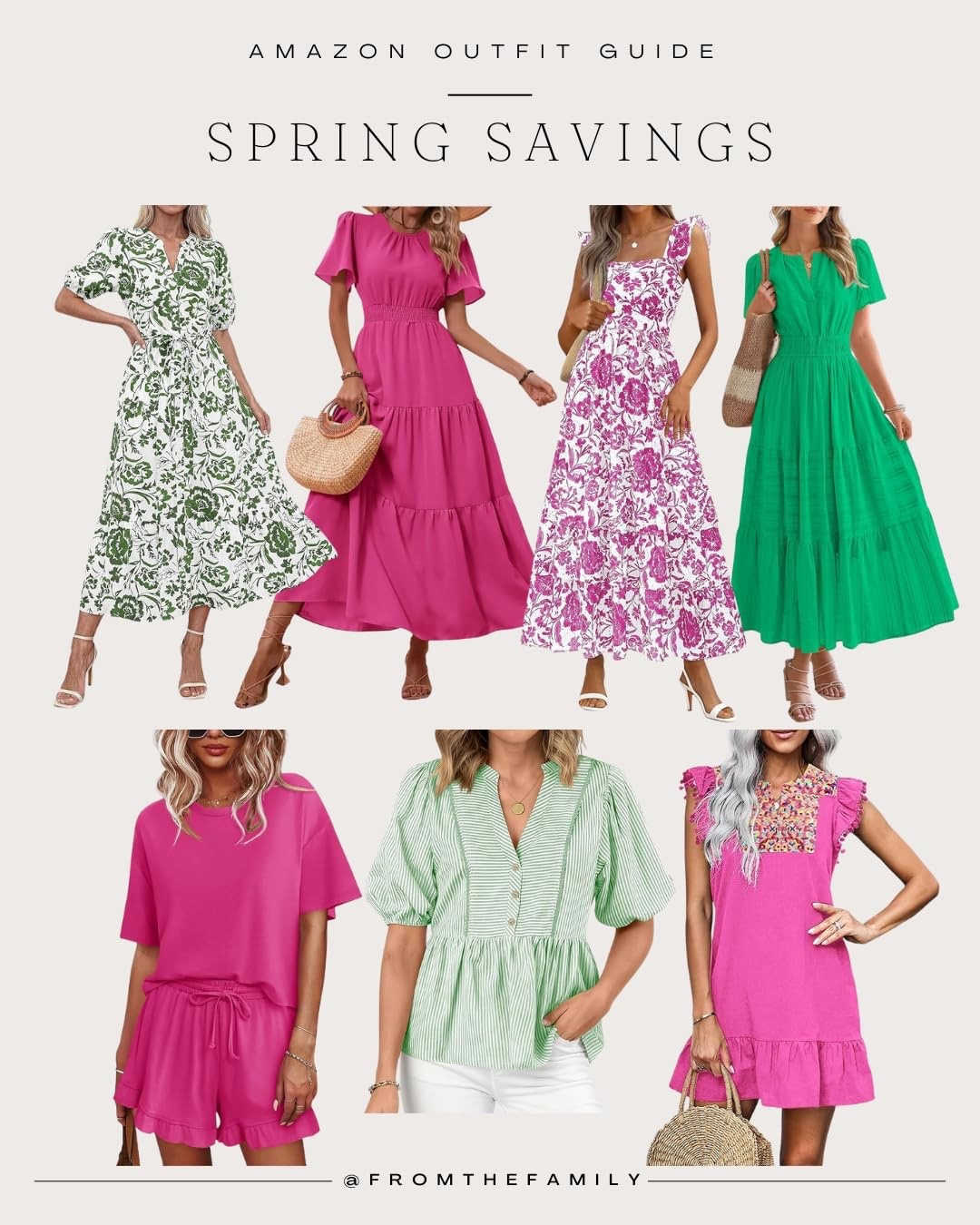 Spring finds from Amazon in the prettiest shades of hot pink and Kelly green 

#LTKootd #LTKSeasonal #LTKSaleAlert