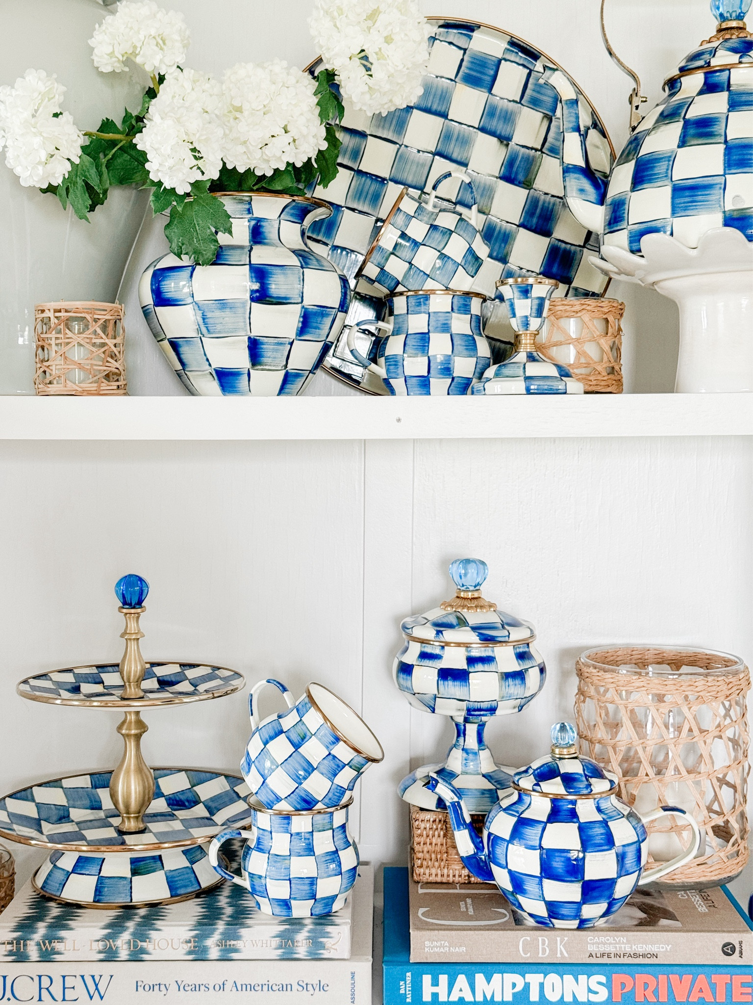  MacKenzie-Childs Barn Sale is back now - July 22nd! Favorite MacKenzie-Childs Royal Check collection! I’ve been adding to my collection over the years and I love the blue and white Royal Check pattern! Not only are these pieces beautiful to collect they are functional and perfect for entertaining! 

 #mcpartner

#LTKHome
