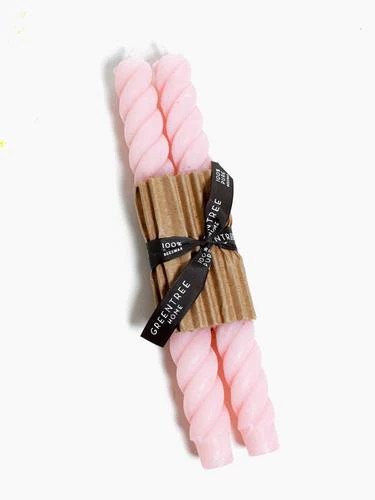 Blush Rope Tapers Pair | Tuckernuck (US)