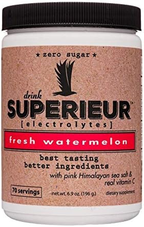 Superieur Electrolytes – Plant Based Electrolyte Supplement w/ Sea Minerals for Hydration & Rec... | Amazon (US)