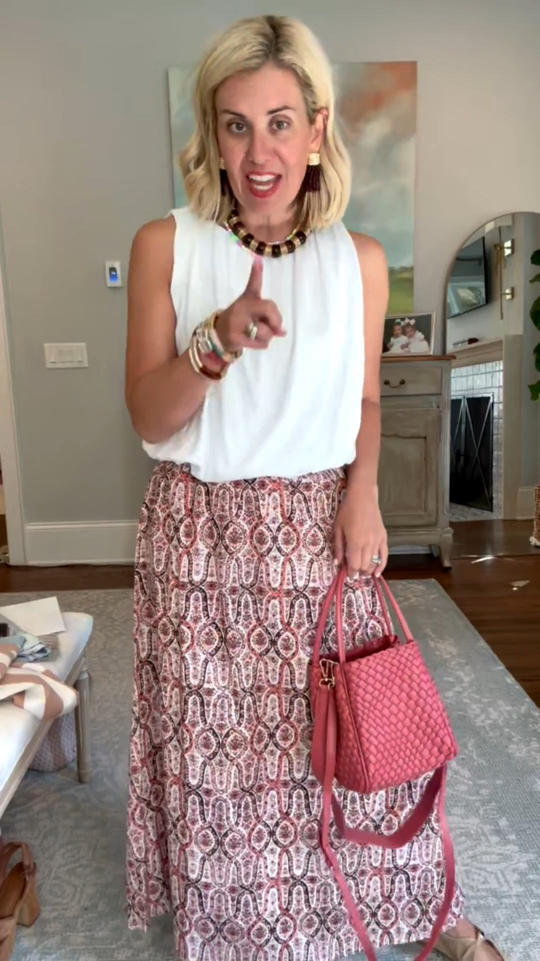 Remember we mix & match a set all the ways. You get more bang for your buck when you mix up your pieces! 
Top - xs
Skirt - small
Mary Jane’s - 7.5 (sized 1/2 down)

*code Catherine20 at Allie + Bess

#LTKdayinmylife #LTKootd #LTKmomlife