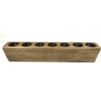 7 Hole Rustic Wooden Sugarmold-Mold Only | Amazon (US)