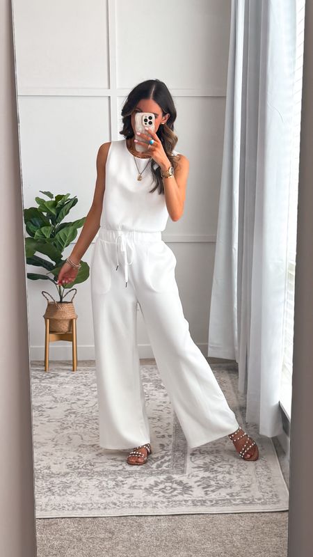 ✨This jumpsuit is seriously the softest material. I can’t believe it’s Amazon! Dress up or down. 

✨Comes in tons of colors! Fits true to size. I’m wearing a small. 

#LTKSaleAlert #LTKStyleTip #LTKFindsUnder50