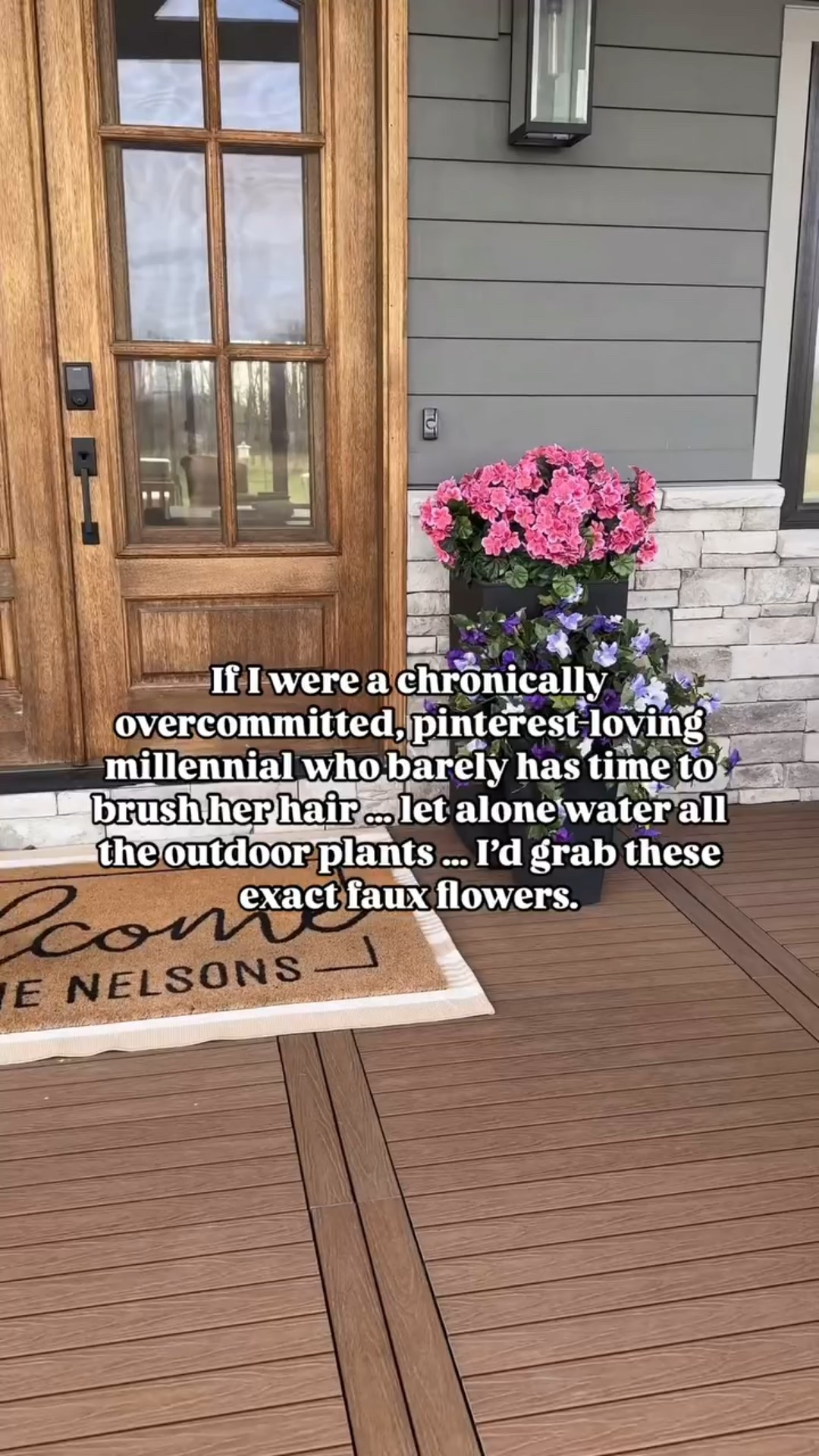 It’s me, you too?! 🙋‍♀️ but for real! These are UV rated for outdoor and I’ve already had the pink geraniums for a year so those are vetted.👌

The purple ones are new to me and everyone says they think they are real. SAME 

You can tell when you get up close, but I’m trying to impress the neighbor driving by, not my BFF who is coming to the door close enough to see. (Even then, I’ve had the UPS guy say no way they were fake). 

I will also link my other ‘tried and true’ set of faux flowers that I love love. 

#LTKSeasonal #LTKOver40 #LTKHome