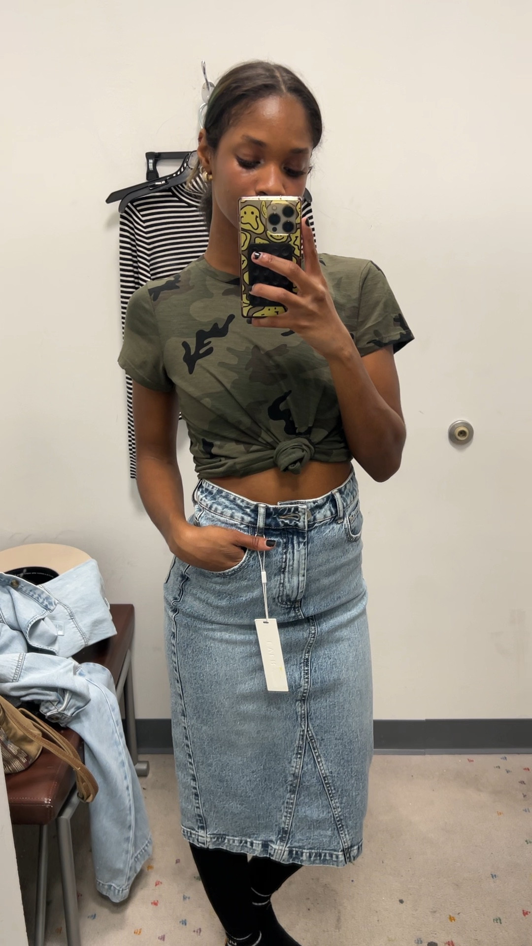 Crop top and denim skirt moment ✨

#LTKSpringSale #LTKVideo #LTKstyletip