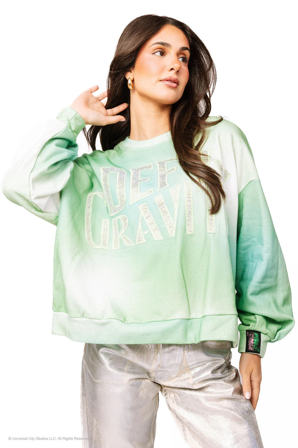Licensed 'Defy Gravity' Sweatshirt | Queen of Sparkles