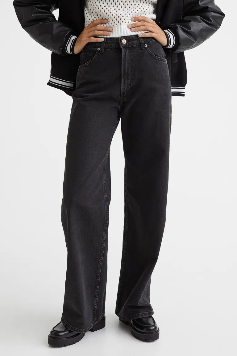 Wide High Jeans | H&M (US + CA)