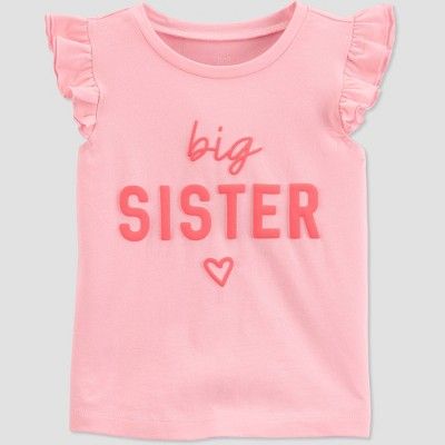 Toddler Girls' 'Big Sister' T-Shirt - Just One You® made by carter's Pink | Target