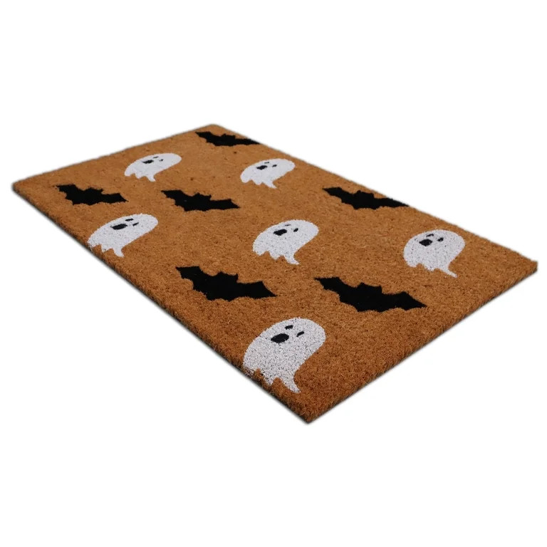 18x30 inch Boo Coir Mat, Halloween Outdoor d\u00e9cor, by Way to Celebrate | Walmart (US)