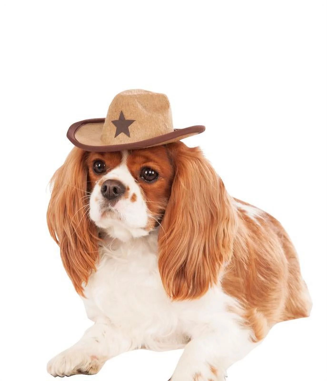 Rubies Pet Shop Boutique Pet Halloween Costume Accessory Brown Cowboy Hat For Dog or Cat | Walmart (US)