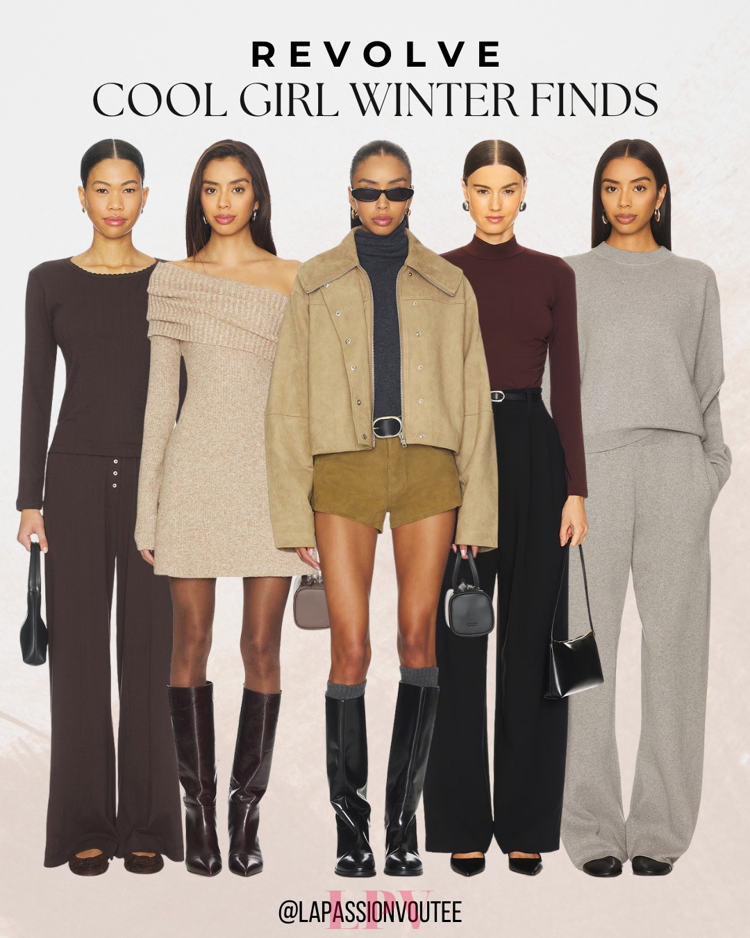 These cool girl winter finds from Revolve make cold-weather dressing feel easy ❄️✨ Cozy yet stylish pieces that add an effortless edge to winter outfits. Ideal for casual days, weekend plans, or anytime you want your winter style to feel relaxed, modern, and put-together. 🖤✨ 

 #LTKootd #LTKSeasonal #LTKWorkwear