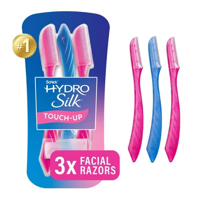 Schick Hydro Silk Touch-Up Dermaplaning Tool with Precision Cover - 3 ct | Target