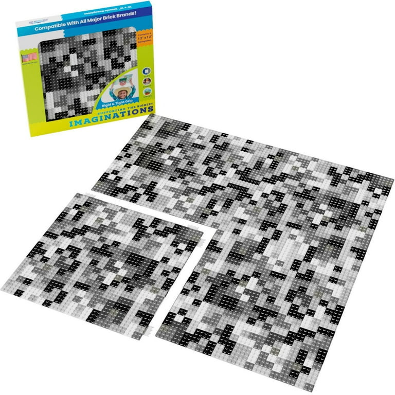 Black Mosaic Baseplate (10Pack) (4) | Walmart (US)