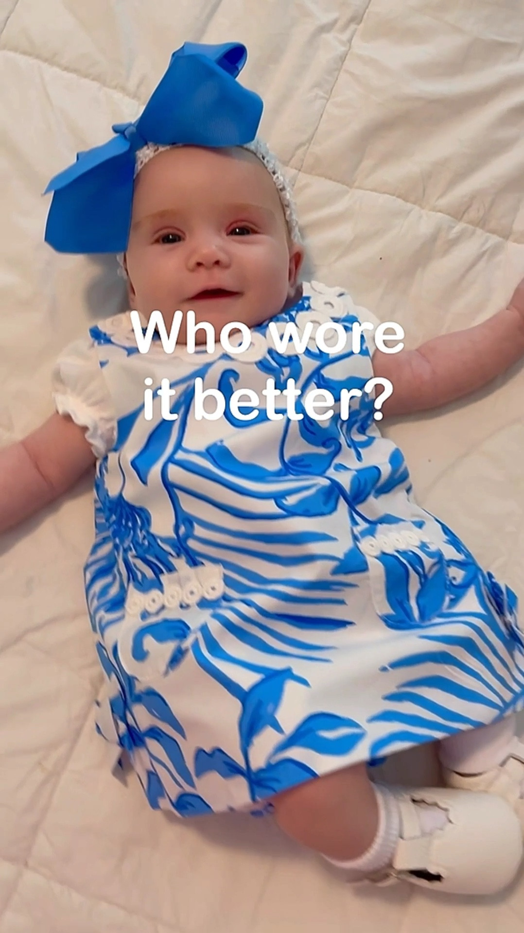 Who wore it better?

Oh she did, for sure!

How perfect is this match for Mother’s Day?! If only I could get her big sister to match us too 🤣


#LTKfindsunder50 #LTKfindsunder100 #LTKbaby