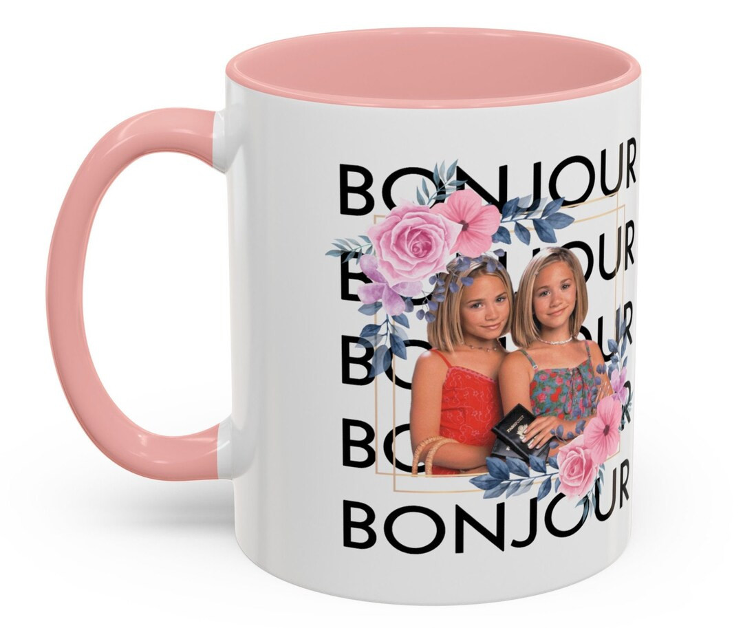 Mary-kate and Ashley Bonjour Mug, Passport to Paris, Olsen Twins, Movie Mug, Nostalgia Mug, 90's ... | Etsy (US)