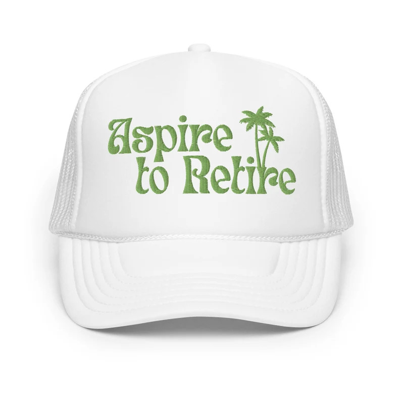 Aspire to Retire Trucker Hat - Etsy | Etsy (US)