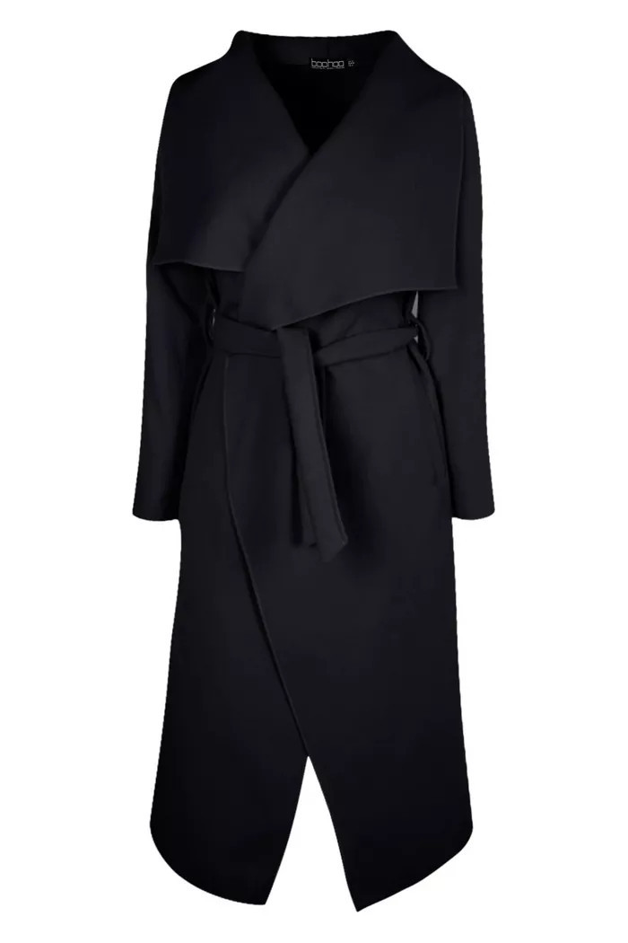 Petite Waterfall Shawl Coat | Boohoo.com (US & CA)