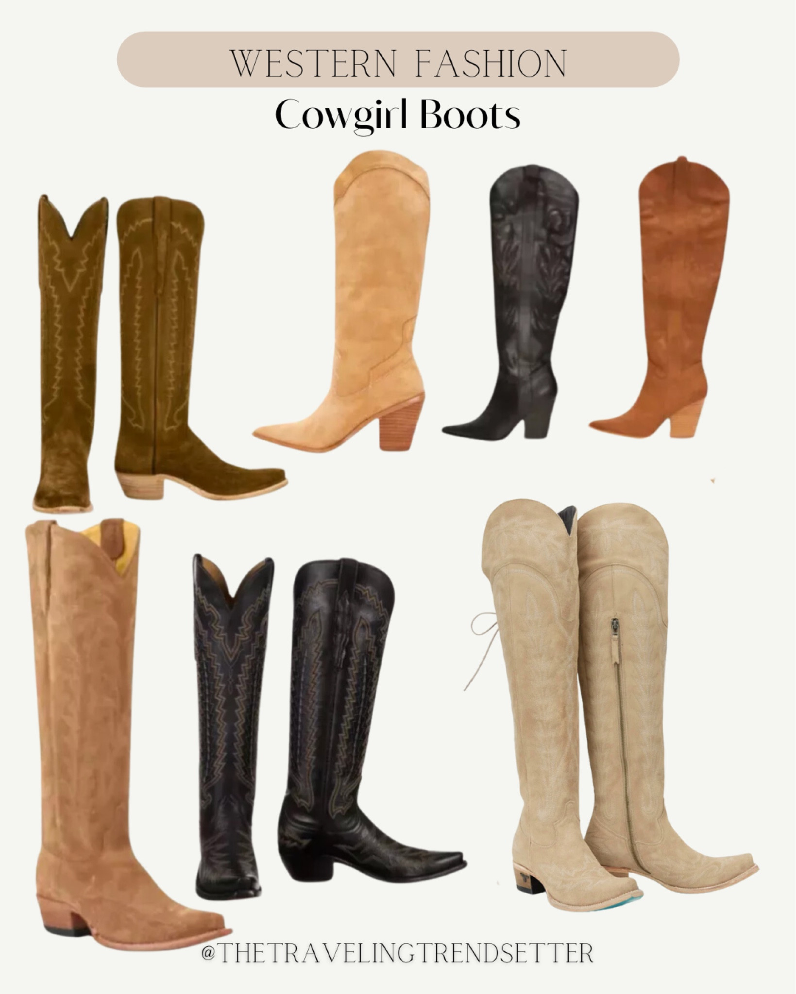 Western fashion cowgirl boots 


#LTKfindsunder100 #LTKsalealert #LTKworkwear