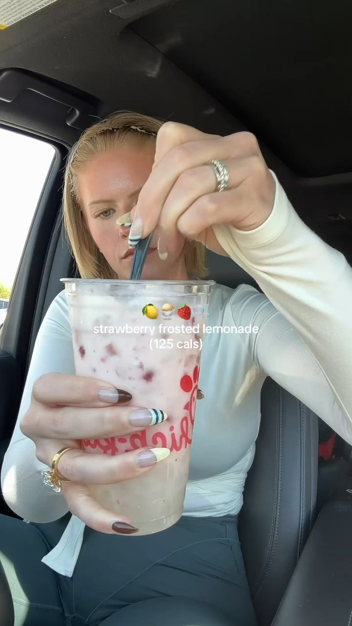 My newest strawberry, frosted lemonade, creation from Chick-fil-A !

#LTKfoodie