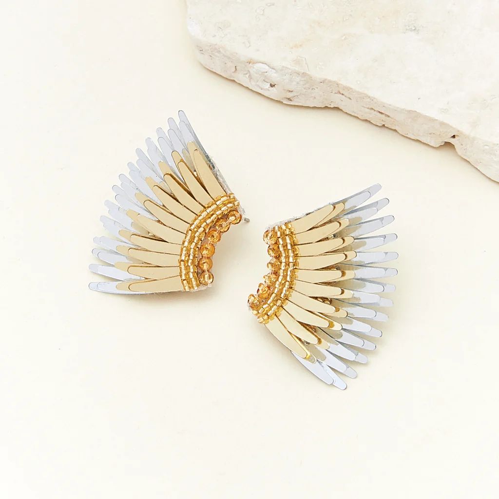 Mini Madeline Earrings Gold Silver | Mignonne Gavigan