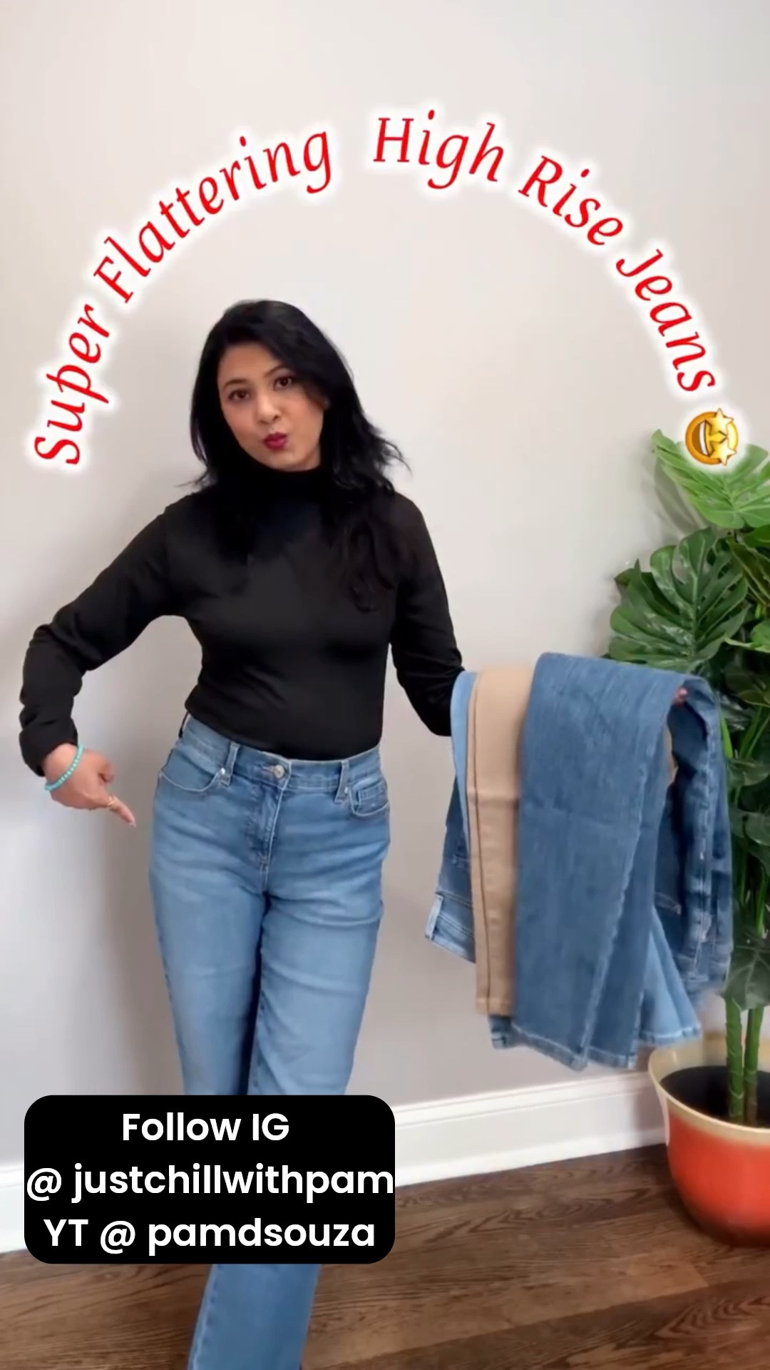 SUPER FLATTERING 🤩★ JEANS - Short Girls
https://youtu.be/d5IF80UTVtc

My Hight : 5 Feet 3 Inches
Jeans Size - 4P Short  Petite

Shop everything mentioned in this video here: https://shopmy.us/collections/3669270

Black Long-Sleeve Turtleneck Top: @yesstyle (use code PAMSSTATION)
https://go.shopmy.us/p-39928904

@kohls Skinny Jeans: Medium wash
https://go.shopmy.us/p-39810483

Classic Jeans - Color Hazelnut:
https://go.shopmy.us/p-39810571

Flare Jeans Color Tara Wash:
https://go.shopmy.us/p-39810981

Tapered Jeans Color Frisco:
https://go.shopmy.us/p-39811401

*Affiliate Links Thanks for supporting

#over40andfabulous #jeans #kohlsfinds #pamdsouza