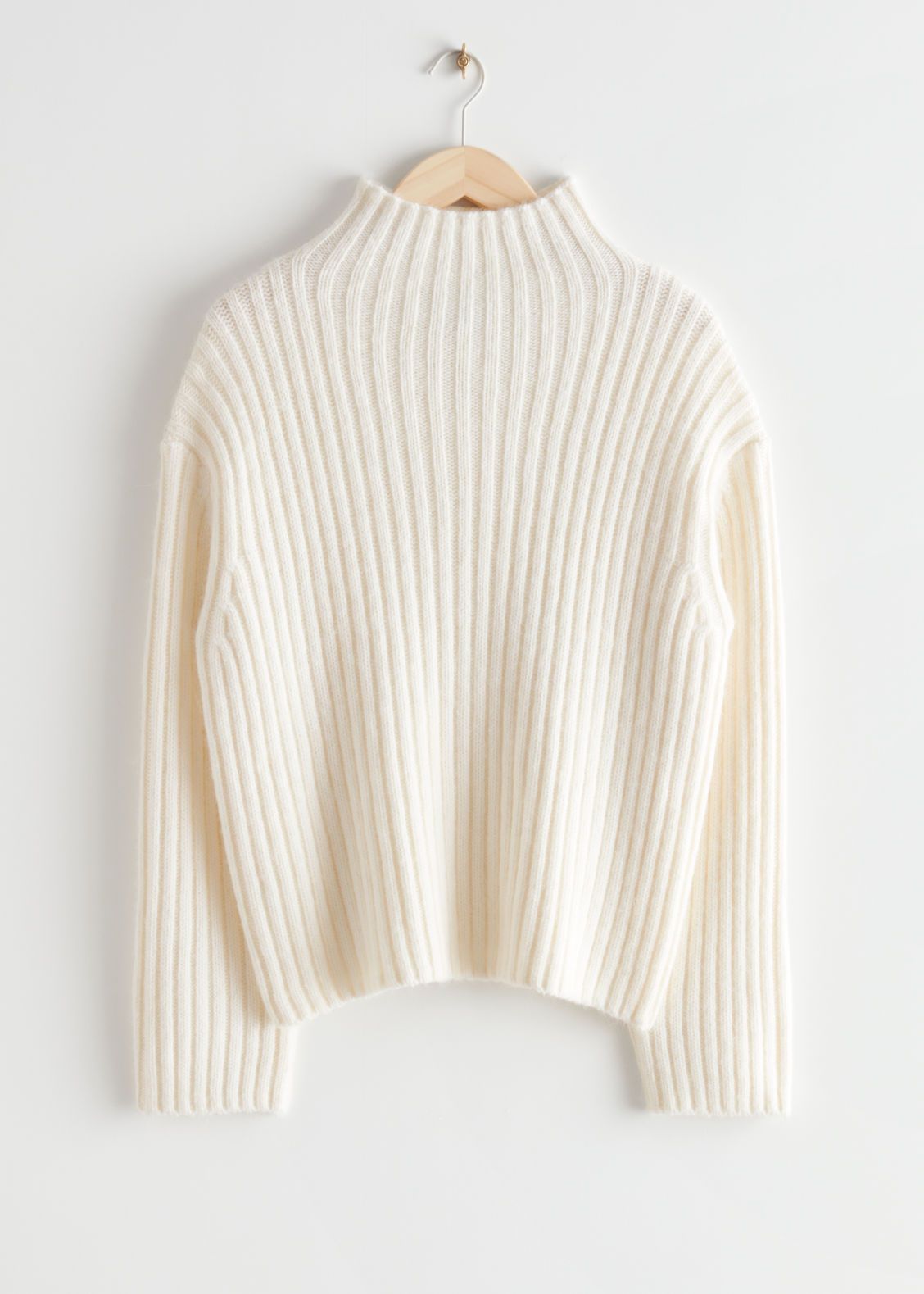 Oversized Rib Knit Sweater | & Other Stories US