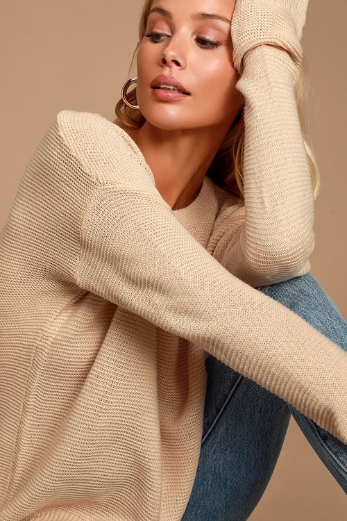 Corinna Cream Knit Sweater | Lulus (US)
