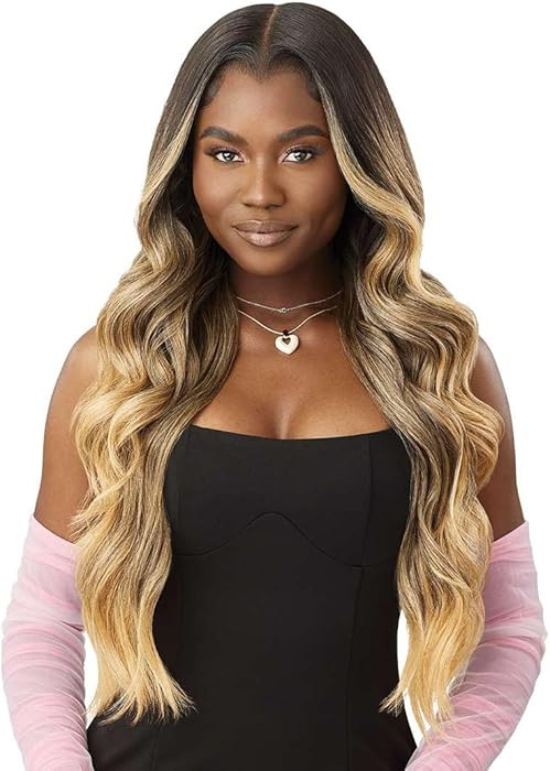 Outre Lace Front Wig - Perfect Hair Line 13X6 - True Frontal - Peak 705 (JET BLACK 1) | Amazon (US)