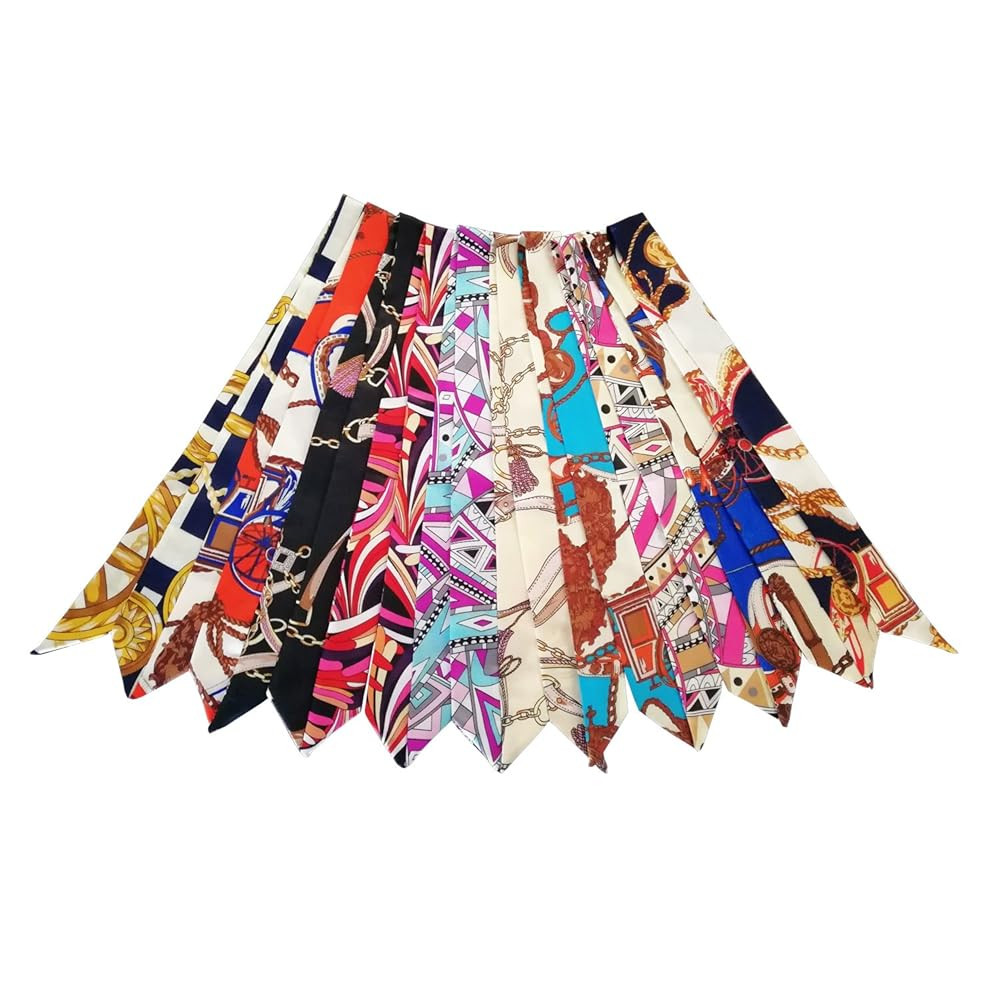 10Pack Fashion Bag Handbag Handle Ribbon Scarf Package Band Hair Head | Amazon (US)