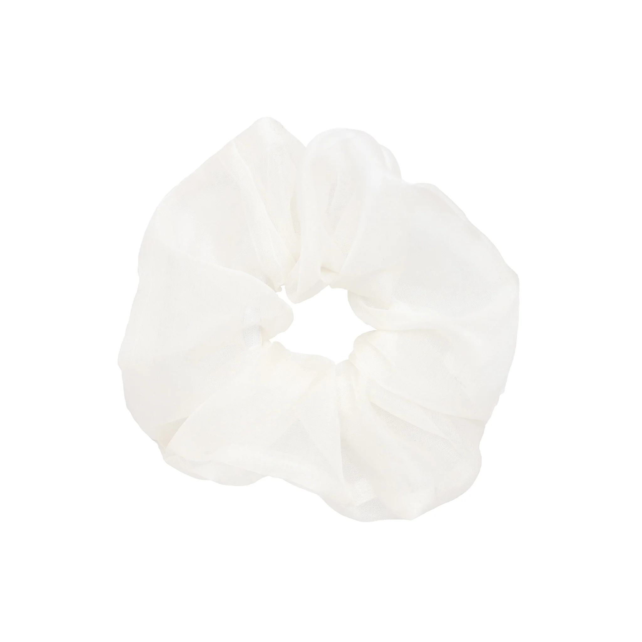 Cloud Scrunchie in Storm Silk Organza | Emi Jay